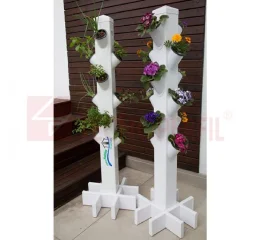 Torre de PVC para Cultivo de Plantas Hortivinyl